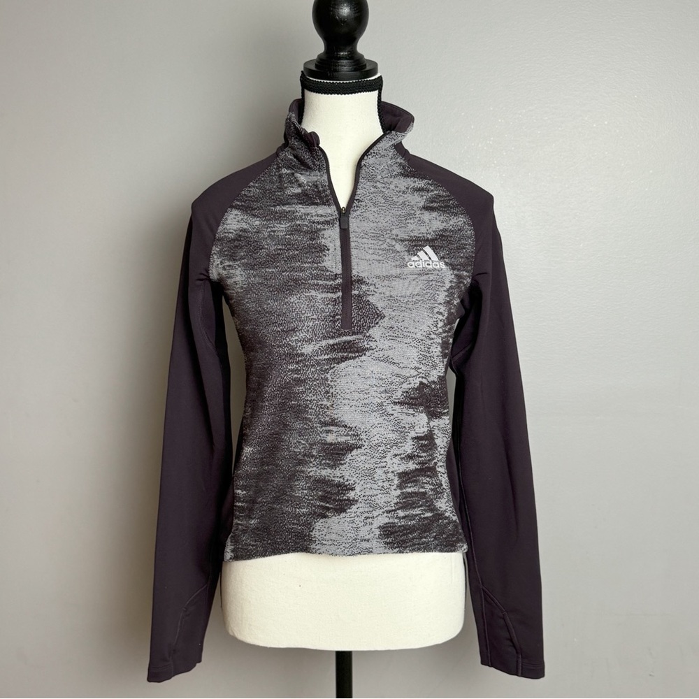 Adidas Aeroready 1/2 Zip Training Pullover purple size xs
